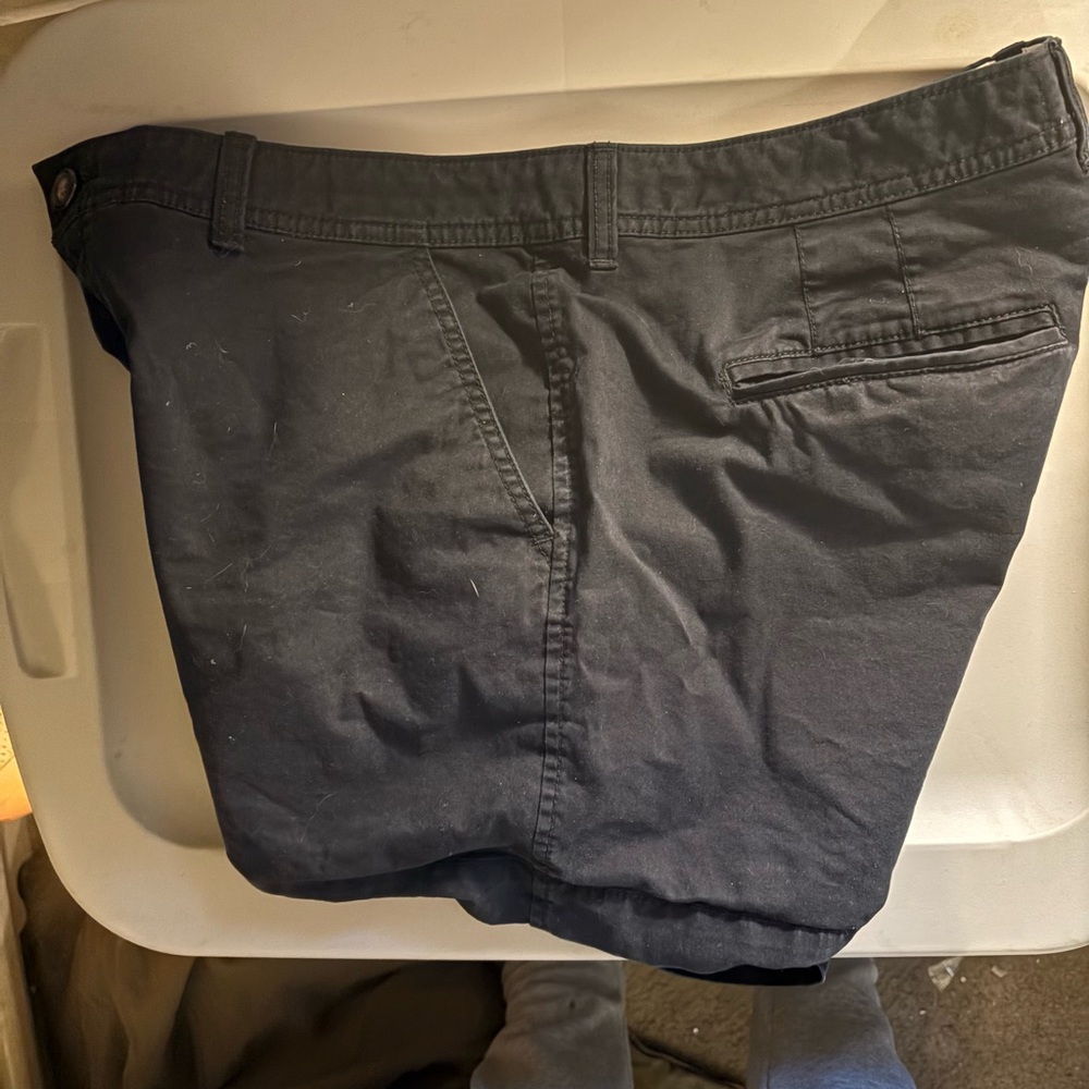 Old Navy WomensShorts Size 14 Solid Black Perfect 5" Shorts Stretch